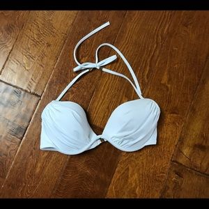 SALE! Victoria’s Secret White Swim Bikini Top 34C